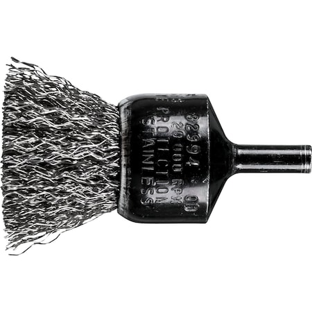 Pferd Crimped Wire End Brush, .014 SS Wire, 1 82994